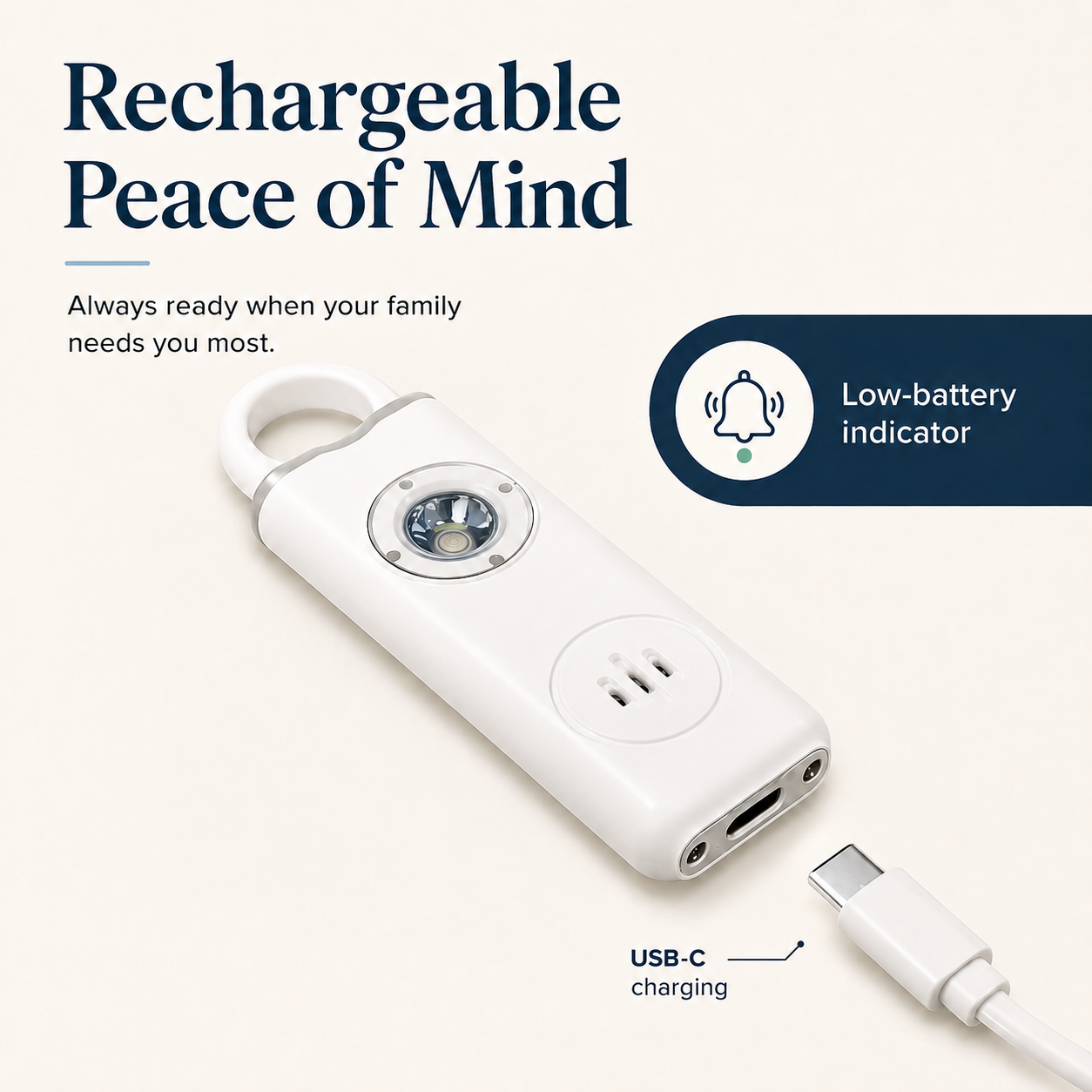 BySide Personal Safety Alarm