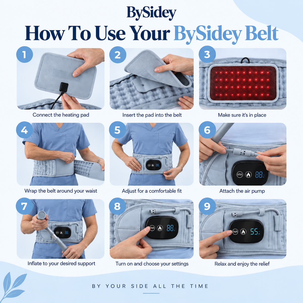 BySidey Back Relief Belt